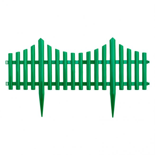 Забор декоративный "Гибкий", 24 х 300 см, зеленый, Россия, Palisad