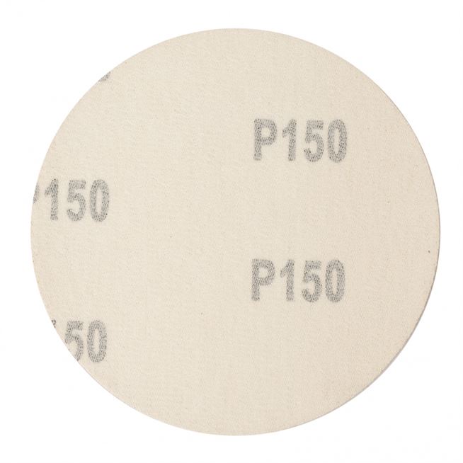 Круг абразивный на ворсовой подложке под "липучку", P 150, 125 мм, 10 шт Сибртех