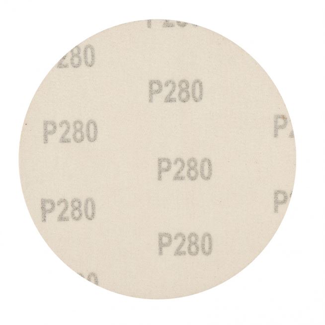 Круг абразивный на ворсовой подложке под "липучку", P 280, 125 мм, 10 шт Сибртех