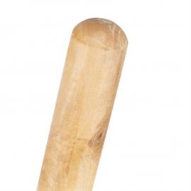 Кетмень остроконечный, 190 х 240 х 900 мм, цельнокованый, деревянный лакированный черенок, Сибртех
