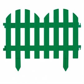 Забор декоративный "Романтика", 28 х 300 см, зеленый, Россия, Palisad