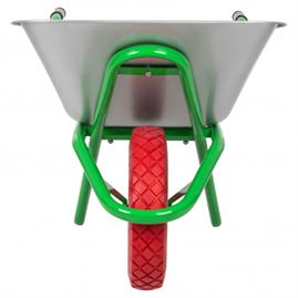 Тачка садово-строительная с PU колесом, грузоподъемность 180 кг, объем 90 л Сибртех