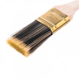 Кисть плоская Golden 1.5", искусственная щетина, деревянная ручка MTX